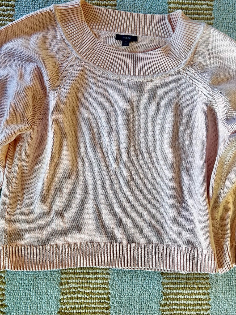 J. Crew Light Pink Crewneck Sweater